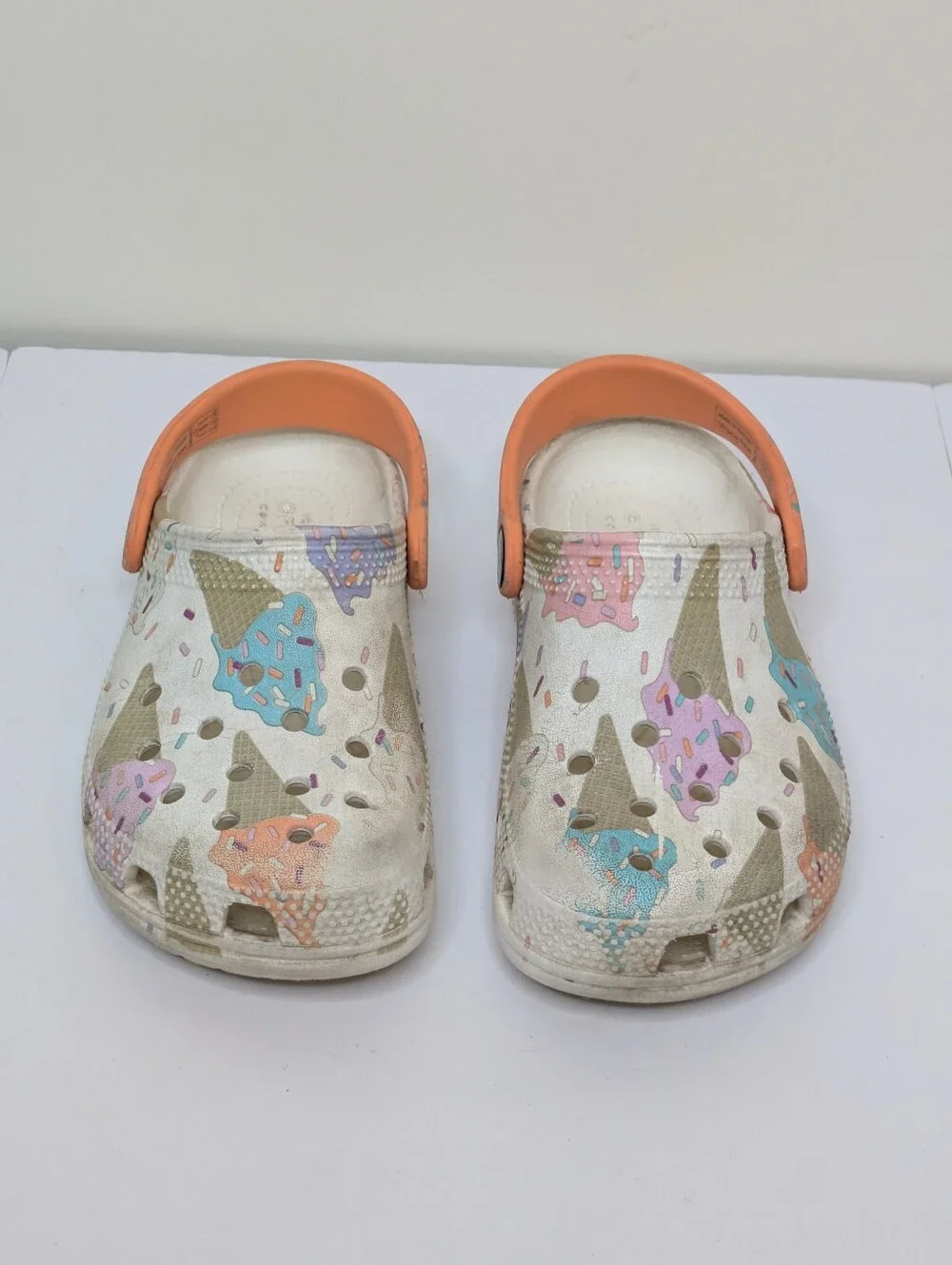 Crocs Icecream Cone Water Sandal Shoe 12T